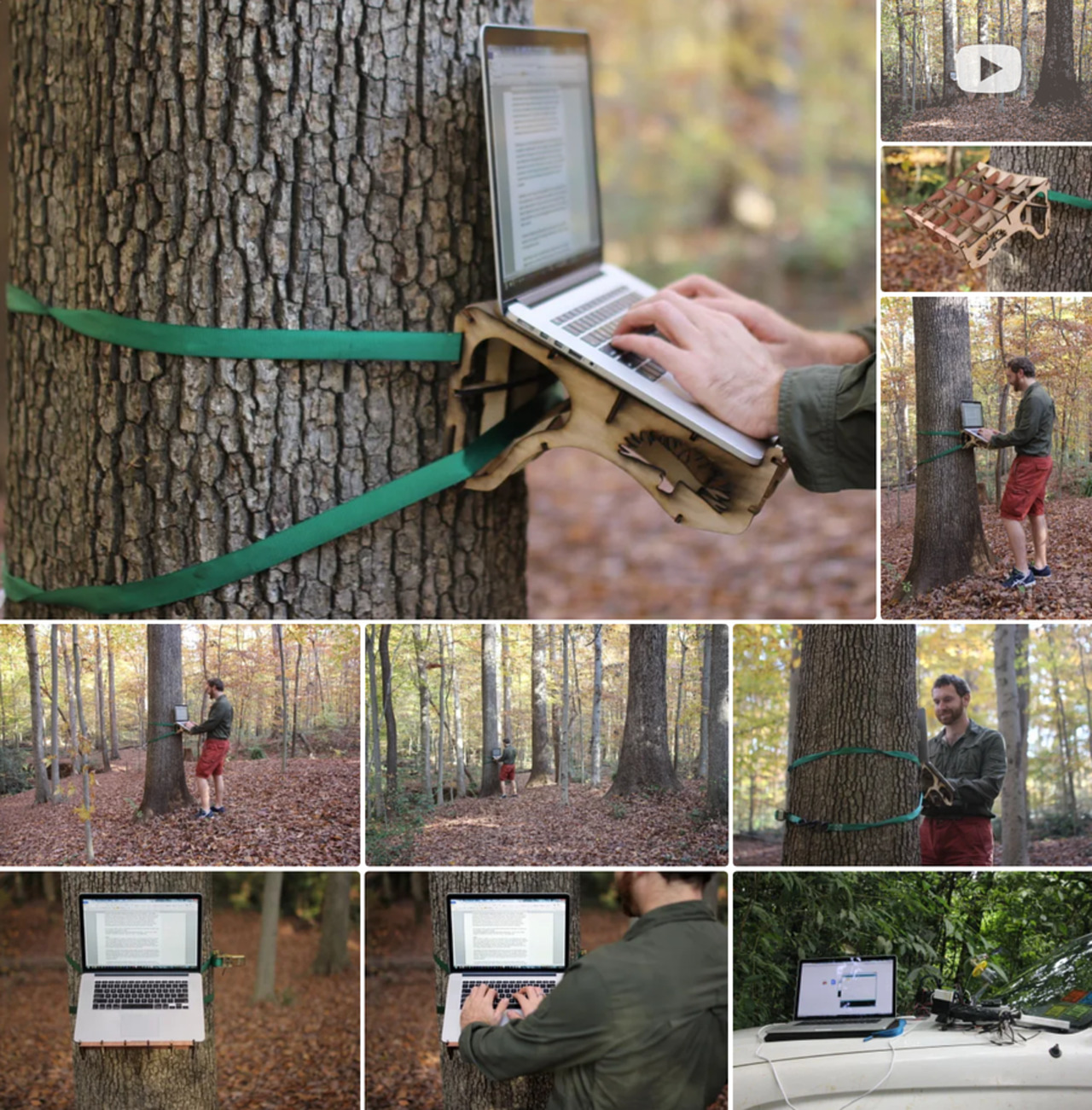 standing tree desk